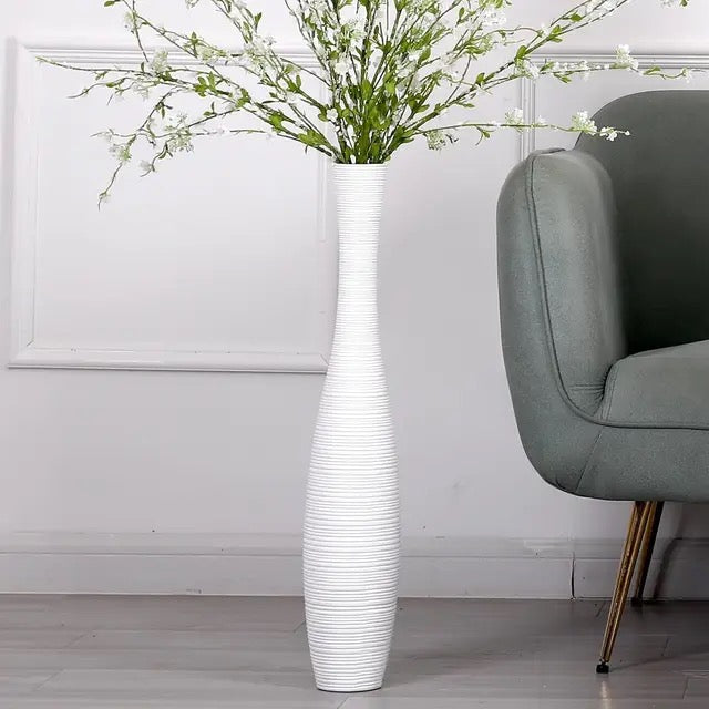 34” Resin Floor Vase